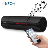 Multifunctional Portable KR8800 Matte Wireless Bluetooth V3.0 NFC Speaker with LED Screen FM Radio