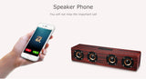 MyM W8 12W Wooden Bluetooth Speaker Wireless Stereo Player HiFi Subwoofer Handsfree Tf Sound Box