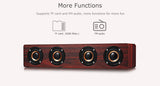 MyM W8 12W Wooden Bluetooth Speaker Wireless Stereo Player HiFi Subwoofer Handsfree Tf Sound Box