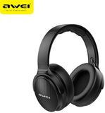 Awei A780BL BT 5.0 Headphone Wireless&Wired Stereo Headset with Microphone Deep Bass Gaming Computer Headset IPX5 Waterproof Support TF Card Compatible with iOS Android Mobile Phones Computers