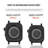 Redpepper 40mm/44mm IP68 waterproof case for Apple Watch Series 6/5/4/SE, 360 shockproof, iWatch Built-in Screen Protector PC Case PET Film All-around Bumper Protective Cover with watch band