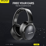 Awei A780BL BT 5.0 Headphone Wireless&Wired Stereo Headset with Microphone Deep Bass Gaming Computer Headset IPX5 Waterproof Support TF Card Compatible with iOS Android Mobile Phones Computers