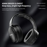 Awei A780BL BT 5.0 Headphone Wireless&Wired Stereo Headset with Microphone Deep Bass Gaming Computer Headset IPX5 Waterproof Support TF Card Compatible with iOS Android Mobile Phones Computers