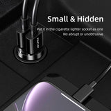 AWEI C-826 12W 2.4A Mini Phone Car Charger Dual USB C Fast Charging Quality Chip Protect Phone Battery For Mobile Phone