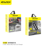 AWEI C-826 12W 2.4A Mini Phone Car Charger Dual USB C Fast Charging Quality Chip Protect Phone Battery For Mobile Phone