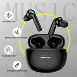 AWEI T15 TWS Bluetooth 5.0 Earphones Wireless Earphone Touch Control Sport headset Earbuds buds For phone iPhone 11 Xiaomi Hoco