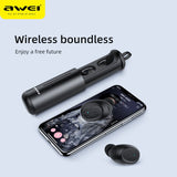 AWEI T55 TWS Bluetooth 5.0 Wireless Earbuds In-ear Noise Canceling Gaming Wireless Sport Headset With Mic