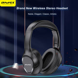 Awei A770BL Bluetooth Headphones 40mm Driver Button Control Foldable Breathable Material Bulid in Microphone For Working Gaming