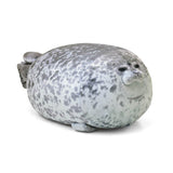 Cute Blob Seal Pillow Round Chubby Seal Pillow Soft Hug Plush Pillow Stuffed Cotton Animal Plush Toy