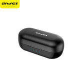 AWEI T13 TWS True Wireless Bluetooth Earbuds Bass HiFi In-Ear Mini Capsule Touch Contorl With Mic HiFi Stereo Gaming Earbuds