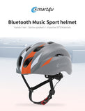 Smart4u Cycling Helmet Bike Ultralight Bluetooth helmet Integrally-molded Road Bicycle MTB Music Helmet Safe Men Women(58-62cm)