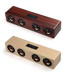 MyM W8 12W Wooden Bluetooth Speaker Wireless Stereo Player HiFi Subwoofer Handsfree Tf Sound Box