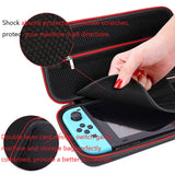 eNicer Eternity Seris Nitendo Switch Carry Case Protective Zipper Hard Shell Portable Eva Travel Console package for Nitendo Switch Games and Memery Cards